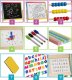Ricokids Duża magnetyczna kredowa tablica obrotowa z zegarem Ricokids - wielokolorowa 6