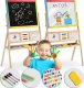 Ricokids Duża magnetyczna kredowa tablica obrotowa z zegarem Ricokids - wielokolorowa 1
