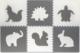 Ricokids Duża mata piankowa, puzzle, zwierzątka białe i szare 6 szt. 1