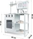 Ricokids Kuchnia drewniana dla dzieci 60 x 30 x 85 cm 5