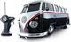 Bauer Maisto Tech R / C VW Bus Samba: Zdalnie sterowany samochód VW T1, z uchwytem pistoletowym i napędem na tylne koła, skala 1:24, czarno-biały (581144-1) 1