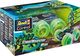 Revell Revell Control 23509 RC Car StuntMonster 1080 Mini, 2,4 GHz, napęd na wszystkie koła 4WD, z funkcją przewrócenia, można jeździć po obu stronach, opony z samochodem zdalnie sterowanym LED, 24 cm 8