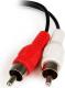Kabel StarTech Jack 3.5mm - RCA (Cinch) x2 0.15m czarny (MUFMRCA) 2