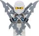 LEGO Ninjago Minifigurka: Zane Titanium White Ninja (zrestartowany) 1