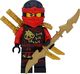 LEGO Minifigurka Ninjago: nabrzeże ze złotym uchwytem na miecz i mieczami (powietrzni piraci / niebo) 9