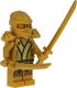 LEGO Ninjago Minifigurka Lloyd jako złoty ninja z 2 złotymi mieczami 1