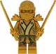 LEGO Ninjago Minifigurka Lloyd jako złoty ninja z 2 złotymi mieczami 4