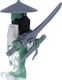 LEGO Minifigurka Ninjago: Mistrz Yang (Sensei Kodokuna Yang) jako duch z mieczami 3