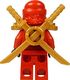 Figurka LEGO LEGO Ninjago: minifigurka Kaia (czerwony ninja) ze zbroją na ramię i dwiema katanami (mieczami) EDYCJA LIMITOWANA 2015 2