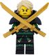 LEGO Minifigurka Ninjago: Lloyd w zbroi z mieczami (powietrzni piraci / niebo) 1