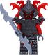 LEGO Minifigurka Ninjago: Cynobrowy wojownik / wojownik z mieczem (Władcy czasu) 1