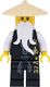 LEGO Minifigurka Ninjago: Sensei Wu w czarnej szacie z bronią (The Golden Weapons) 1