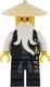 LEGO Minifigurka Ninjago: Sensei Wu w czarnej szacie z bronią (The Golden Weapons) 7