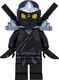 LEGO Minifigurka Ninjago: Cole ZX ze zbroją naramienną i bronią 4