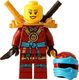 LEGO Ninjago: Minifigurka - Nya Deepstone Minifig with Armor and Swords 3
