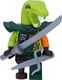 LEGO Minifigurka Ninjago: Clancee ze zbroją na ramię i mieczami 1