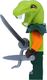 LEGO Minifigurka Ninjago: Clancee ze zbroją na ramię i mieczami 7