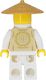 LEGO Minifigurka Ninjago: Sensei Wu (złota / beżowa szata) z różdżką i mieczami 1