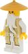 LEGO Minifigurka Ninjago: Sensei Wu (złota / beżowa szata) z różdżką i mieczami 3