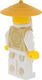 LEGO Minifigurka Ninjago: Sensei Wu (złota / beżowa szata) z różdżką i mieczami 7