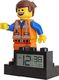 LEGO Budzik Lego Movie 2 Emmet, cyfrowy wyświetlacz LCD z podświetleniem, alarmem i funkcją drzemki, ok. 24 cm 4