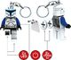 LEGO LEGO LED - lg0ke42 - Star Wars - Brelok LED Kapitan Rex 1