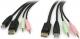 StarTech Kable KVM, 1.8m, Czarny (DP4N1USB6) 1