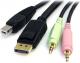 StarTech Kable KVM, 1.8m, Czarny (DP4N1USB6) 3