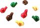 LEGO 8 sztuk żabka LEGO 2x czerwona; 2x żółta; 2x zielona i 2x nowa brązowa. 1