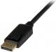 Kabel StarTech DisplayPort - DVI-D 1.8m czarny (DP2DVIMM6BS) 1