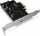 Kontroler Icy Box PCIe 3.0 x4 - USB-C 3.2 Gen 2x2 (IB-PCI1901-C32) 1