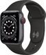 Smartwatch Apple Watch 6 GPS + Cellular 40mm Gray Alu Black Sport Czarny  (M06P3WB/A) 1