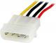 StarTech Molex - Molex, 0.3m, Wielokolorowy (LP4POWEXT12) 1