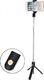 Selfie stick Selfie Stick Tripod K07 statyw z pilotem bluetooth / bezprzewodowy uchwyt kijek do zdjęć czarny () - 5903396033605 7