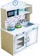 VimToys Duża drewniana kuchnia dla dzieci + akcesoria kuchenne 7