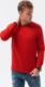 Ombre Bluza męska bez kaptura B978 czerwona L 1