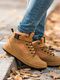 Ombre Buty męskie sneakersy T317 - beżowe 44 1