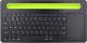 Klawiatura Pan i Pani Gadżet Touchpad Bezprzewodowa Czarna US (BK230TF) 1