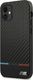 BMW Etui BMW BMHCP12SPUCARTCBK iPhone 12 mini 5,4" czarny/black hardcase M Collection PU Carbon Stripe 2