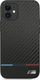 BMW Etui BMW BMHCP12SPUCARTCBK iPhone 12 mini 5,4" czarny/black hardcase M Collection PU Carbon Stripe 3