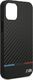BMW Etui BMW BMHCP12SPUCARTCBK iPhone 12 mini 5,4" czarny/black hardcase M Collection PU Carbon Stripe 7