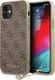 Guess Guess GUHCP12SGF4GBR iPhone 12 mini 5,4" brązowy/brown hardcase 4G Charms Collection 1