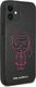 Karl Lagerfeld Karl Lagerfeld KLHCP12SPCUIKPI iPhone 12 mini 5,4 różowy/pink hardcase Karl Ikonik Outline uniwersalny 4
