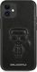 Karl Lagerfeld Karl Lagerfeld KLHCP12SPCUIKBK iPhone 12 mini 5,4 czarny/black hardcase Karl Ikonik Outline uniwersalny 3