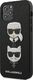 Karl Lagerfeld Karl Lagerfeld KLHCP12MSAKICKCBK iPhone 12/12 Pro 6,1 czarny/black hardcase Saffiano Ikonik Karl&Choupette Head uniwersalny 1
