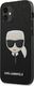 Karl Lagerfeld Karl Lagerfeld KLHCP12SSAKHBK iPhone 12 mini 5,4" czarny/black hardcase Saffiano Ikonik Karl`s Head 2