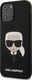 Karl Lagerfeld Karl Lagerfeld KLHCP12LSLKHBK iPhone 12 Pro Max 6,7" czarny/black hardcase Silicone Karl`s Head 1
