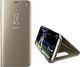 Etui Clear View Samsung M11 M115 złoty/gold 1