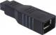 Delock Firewire 9-pin - Firewire 6-pin, Czarny (65154) 1