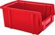 ECOabc Pojemnik magazynowy warsztatowy 298x179x149 typ 2 czerwony 1